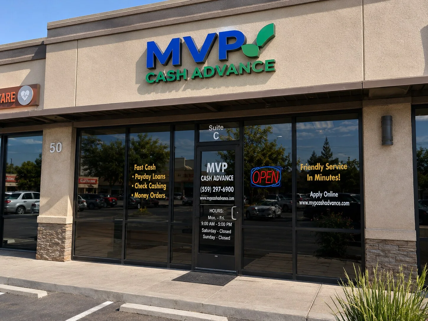 MVP Cash Advance Clovis office exterior
